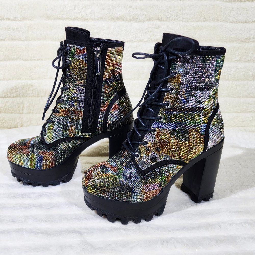 Cape Robbin Multicolor Ankle Boots